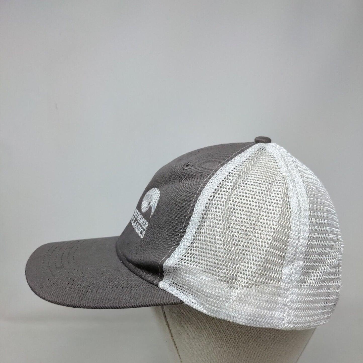 Gabby Summer Classics Snapback Trucker Hat Gray OSFA Adjustable Mesh Imperial