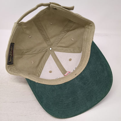 KC Caps Norco Bicycles Logo Beige Green Baseball Cap Hat One Size Slideback