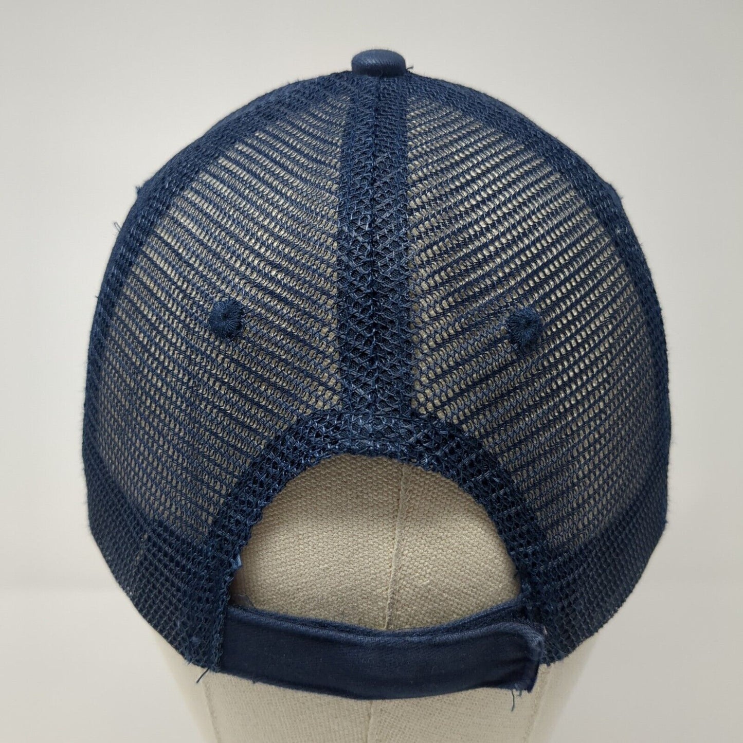 Western Idaho Fair 2017 Strapback Trucker Hat Blue One Size Mesh Back