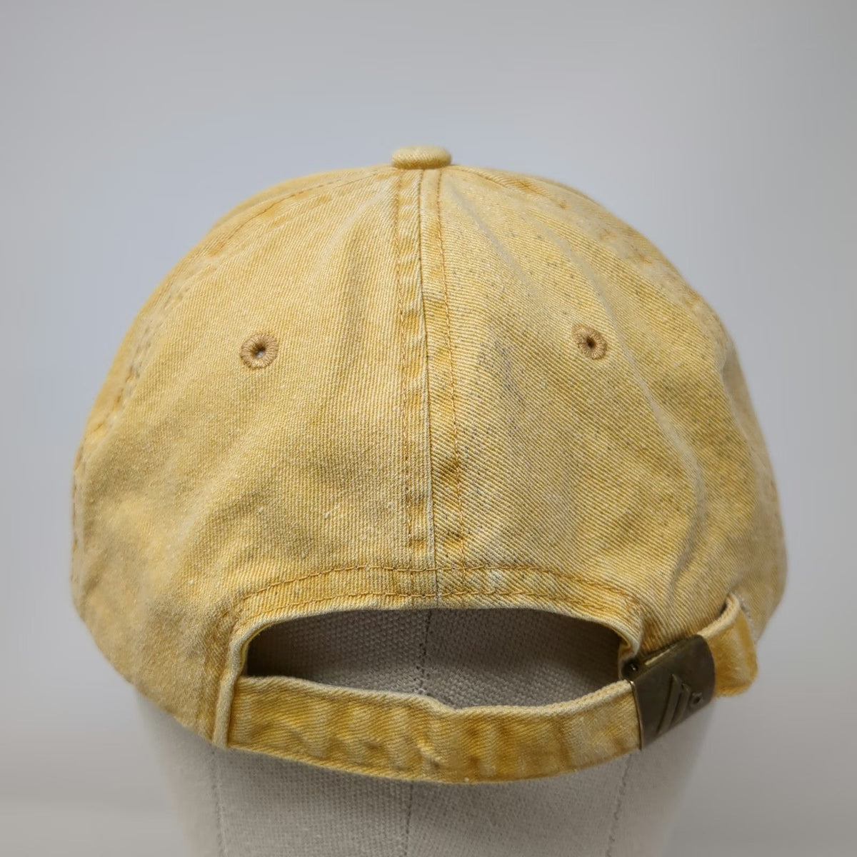 Holloway Baseball Cap Yellow One Size KC Heart Embroidery Cotton Adjustable Hat