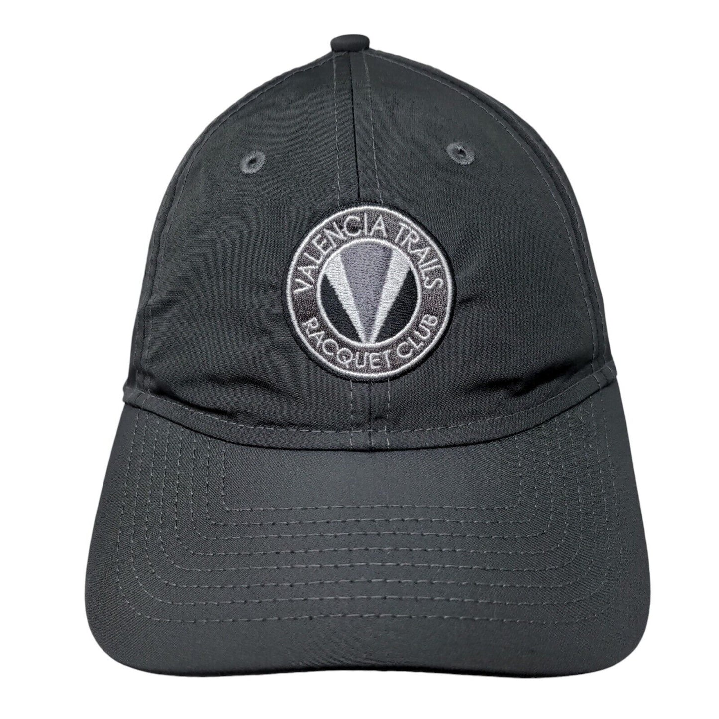 Valencia Trails Racquet Club Strapback Hat Gray OSFM New Era Laser Cut