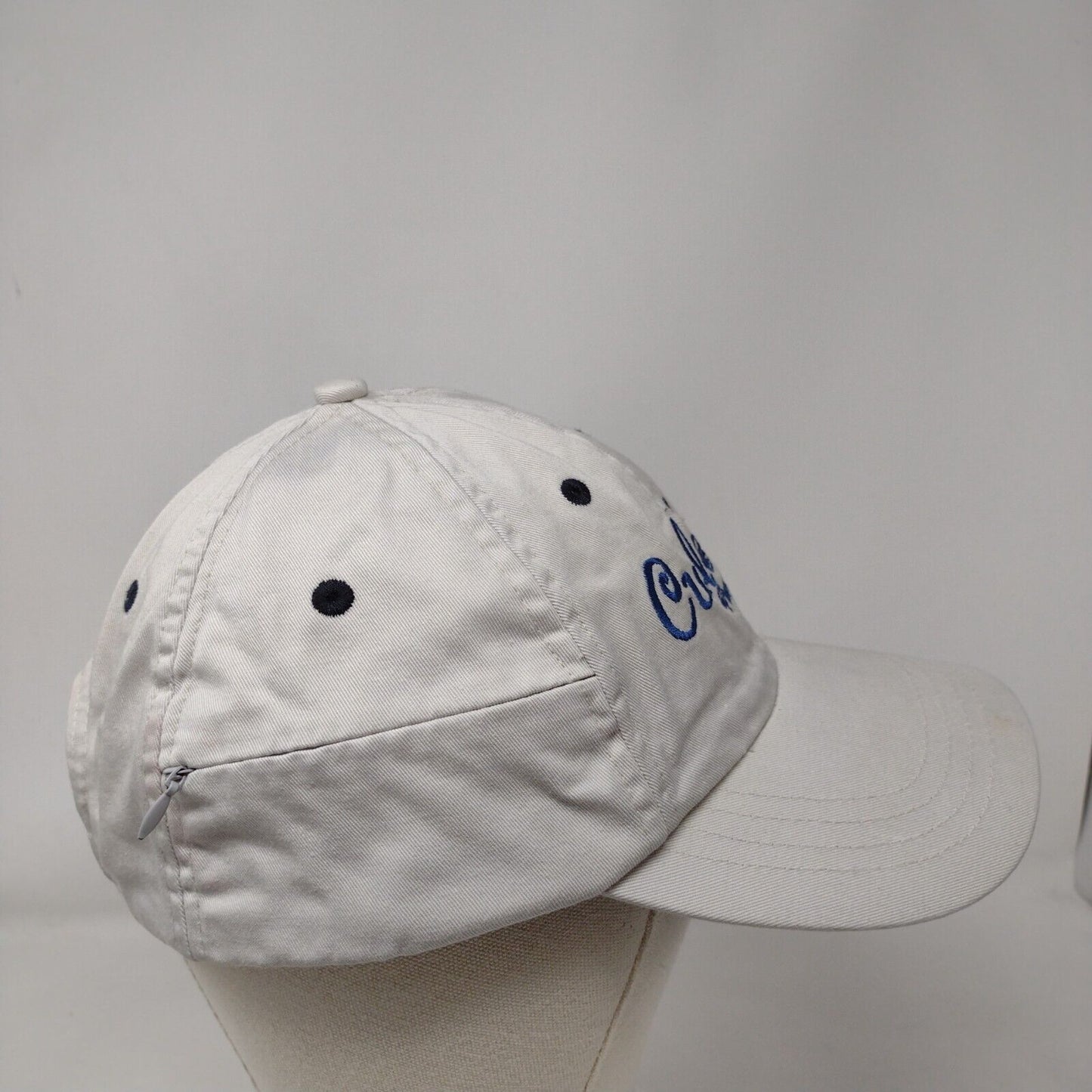 Culebra Puerto Rico Strapback Hat Tan One Size Adjustable Embroidered Polar