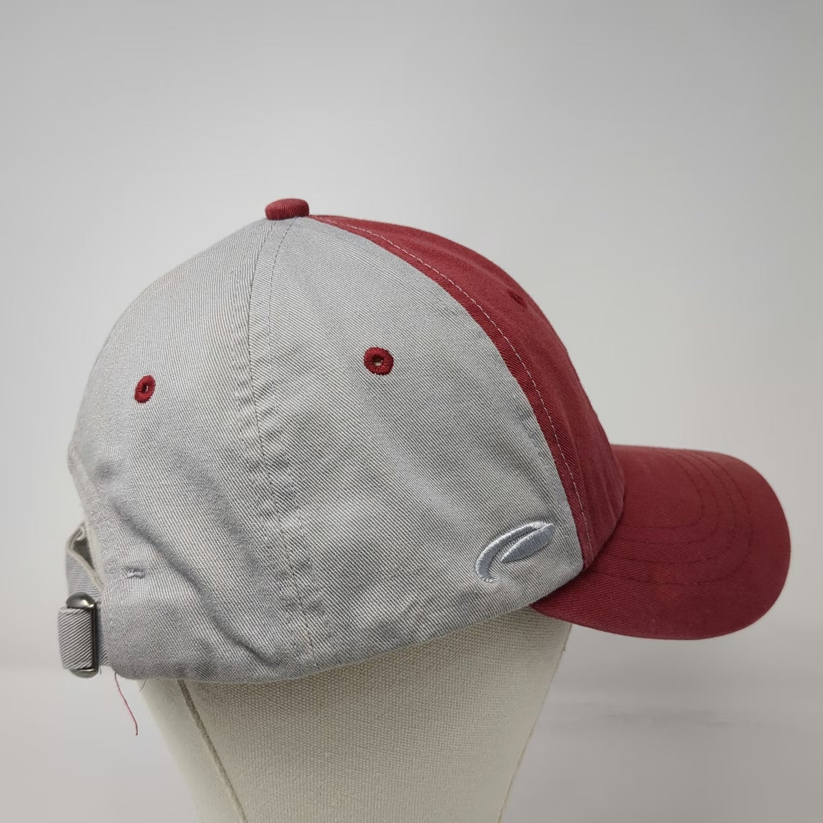 Pukka Baseball Cap Red Gray One Size NCAA Washington State University Alumni Hat