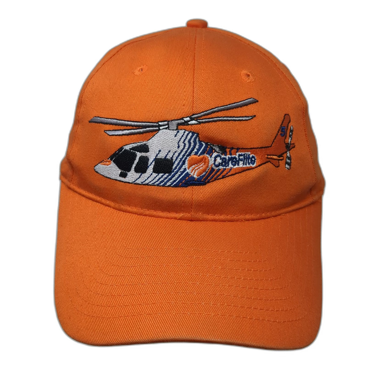 Port & Company CareFlite Helicopter Hat Orange One Size Baseball Cap Strapback