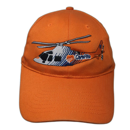 Port & Company CareFlite Helicopter Hat Orange One Size Baseball Cap Strapback