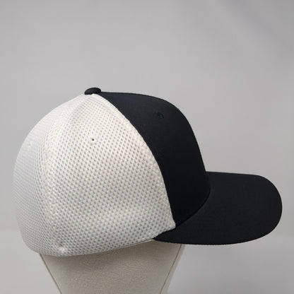 BK Wrestling Fitted Mesh Back Hat Black L-XL Flexfit Yupoong Embroidered