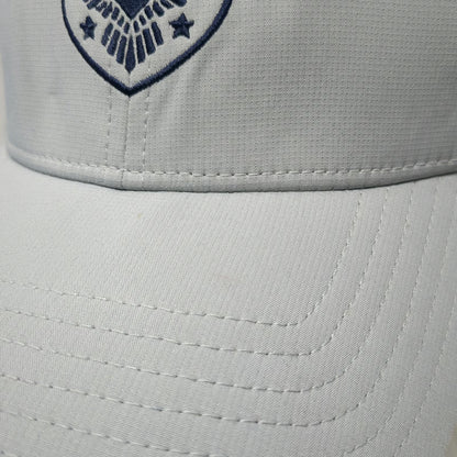 Under Armour Baseball Cap Gray Blue One Size USA Eagle Shield Strapback Hat