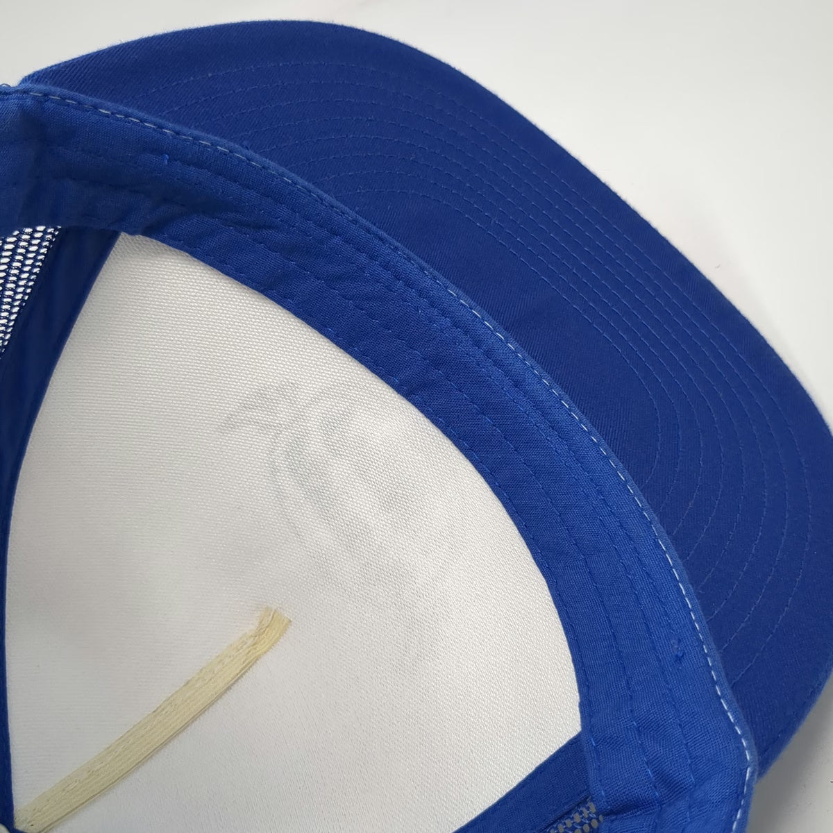 Yupoong Trucker Hat Blue One Size Flying Pie Pizzaria Whirled Famous Pizza Mesh