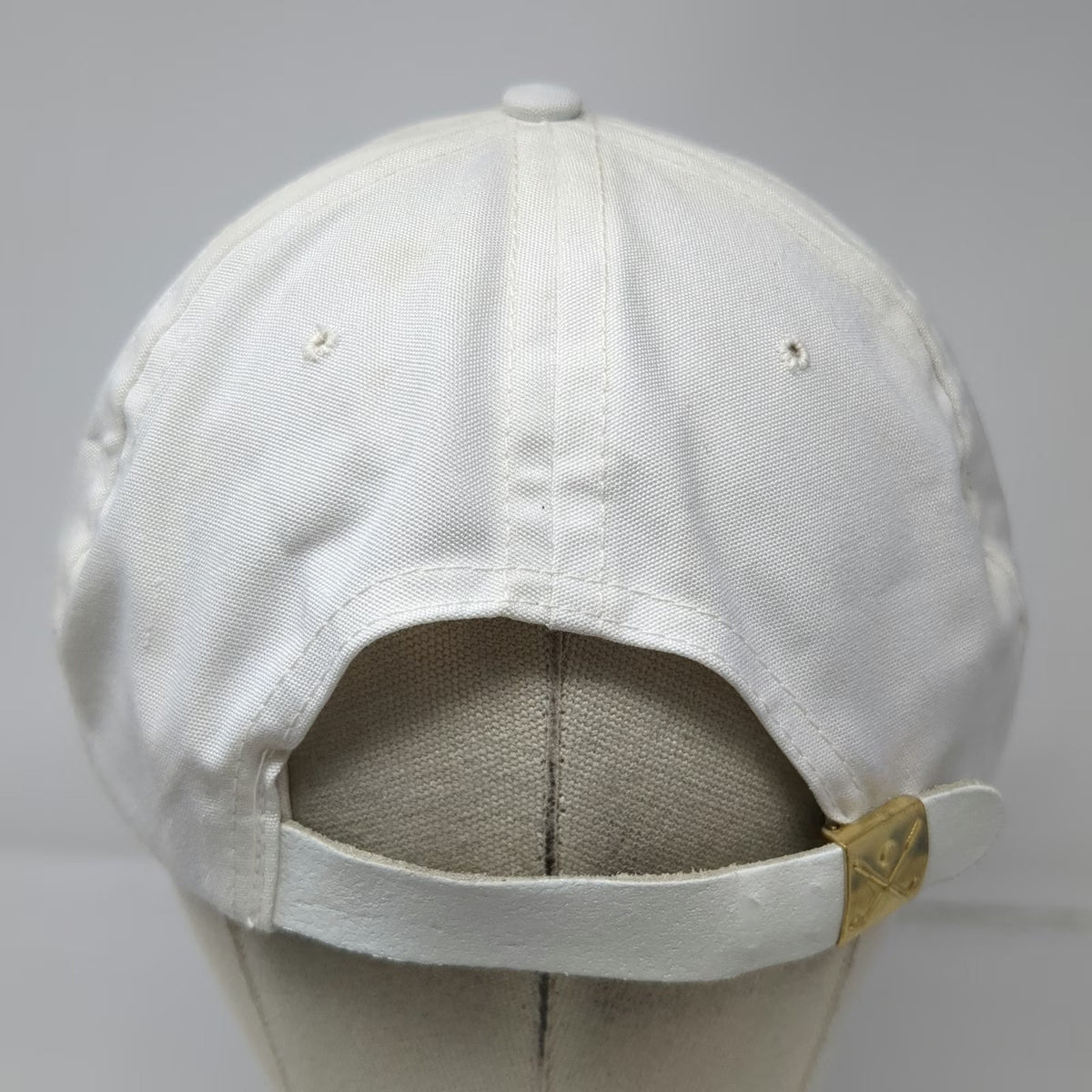 La Mode Du Golf 5 Panel White Hat One Size Rope Green Underbrim Hillcrest Club