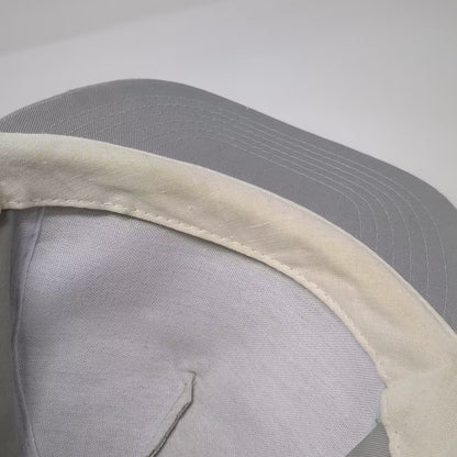 Montana Elk Mountain Scene Gray 5 Panel Snapback Hat OS Adjustable Rope Vintage