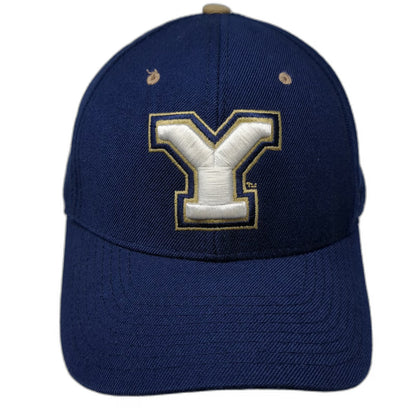 BYU Cougars NCAA Zephyr Baseball Cap Blue 7 1/2 Wool Blend Fitted White Gold Hat