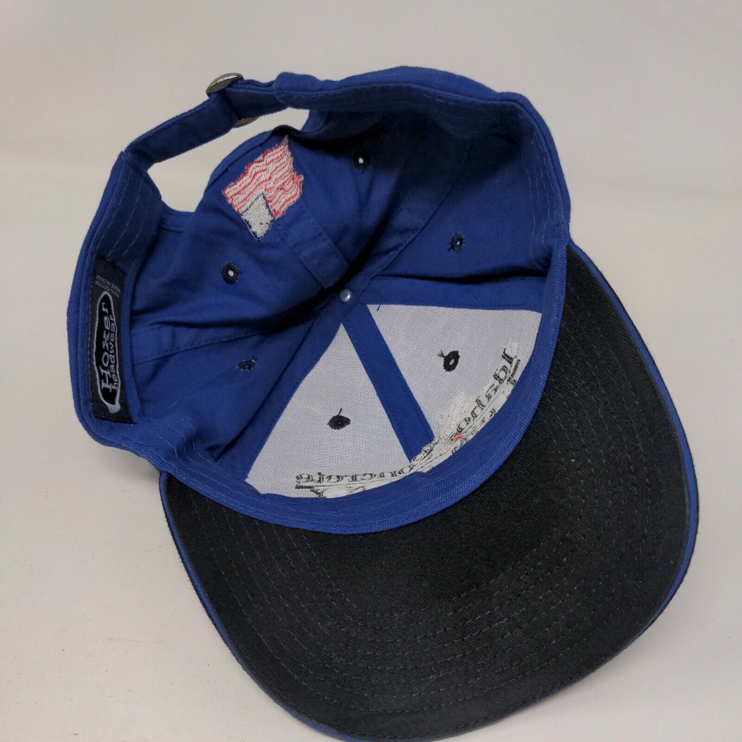 Idaho Concrete Company Slideback Hat Blue One Size Embroidered Colorblock