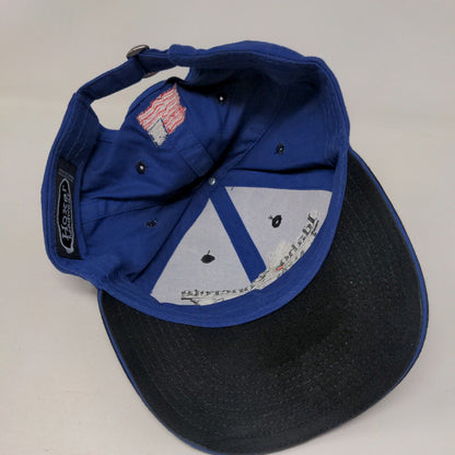 Idaho Concrete Company Slideback Hat Blue One Size Embroidered Colorblock