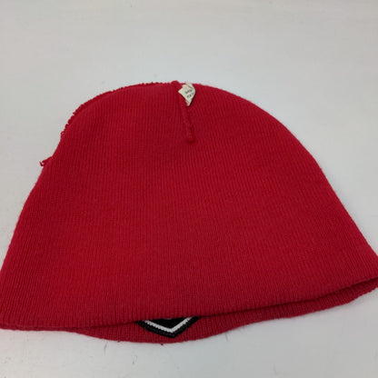 Indiana US Youth Soccer Boy's Knit Beanie Hat Cap Red Embroidered Logo