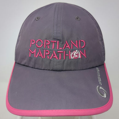 Greenlayer Baseball Cap Gray One Size Portland Marathon Runner Strapback Hat