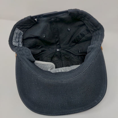 Terminal Gravity Enterprise Oregon Snapback Hat Blue One Size Embroidered Rope