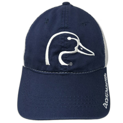 Ducks Unlimited Baseball Cap Blue One Size Mesh Back Embroidered Bill Logo Hat