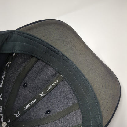 Richardson Fitted Hat Black L/XL Flexfit Breathable PTS Series Pulse Blank