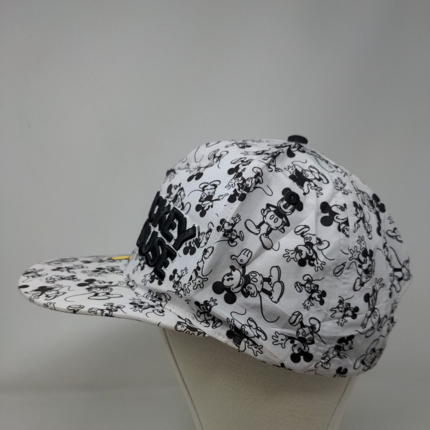 Mickey Mouse Snapback Hat Multi Adult 57-60cm Embroidered All Over Print