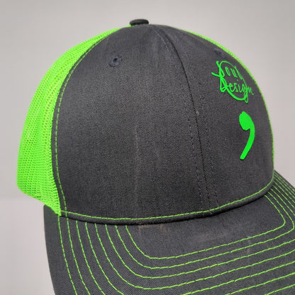 Soul Design Snapback Trucker Hat Multicolor OS Adjustable Mesh Back Richardson