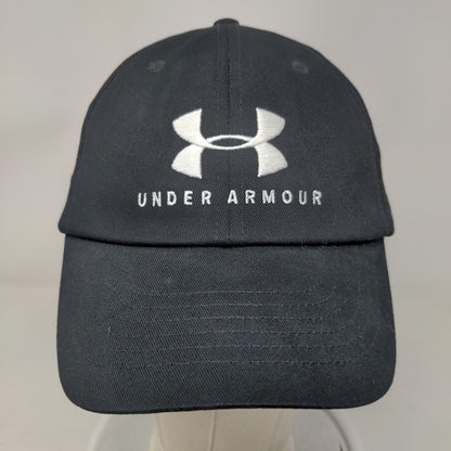 Under Armour Slideback Hat Black OSFA Embroidered Logo Free Fit