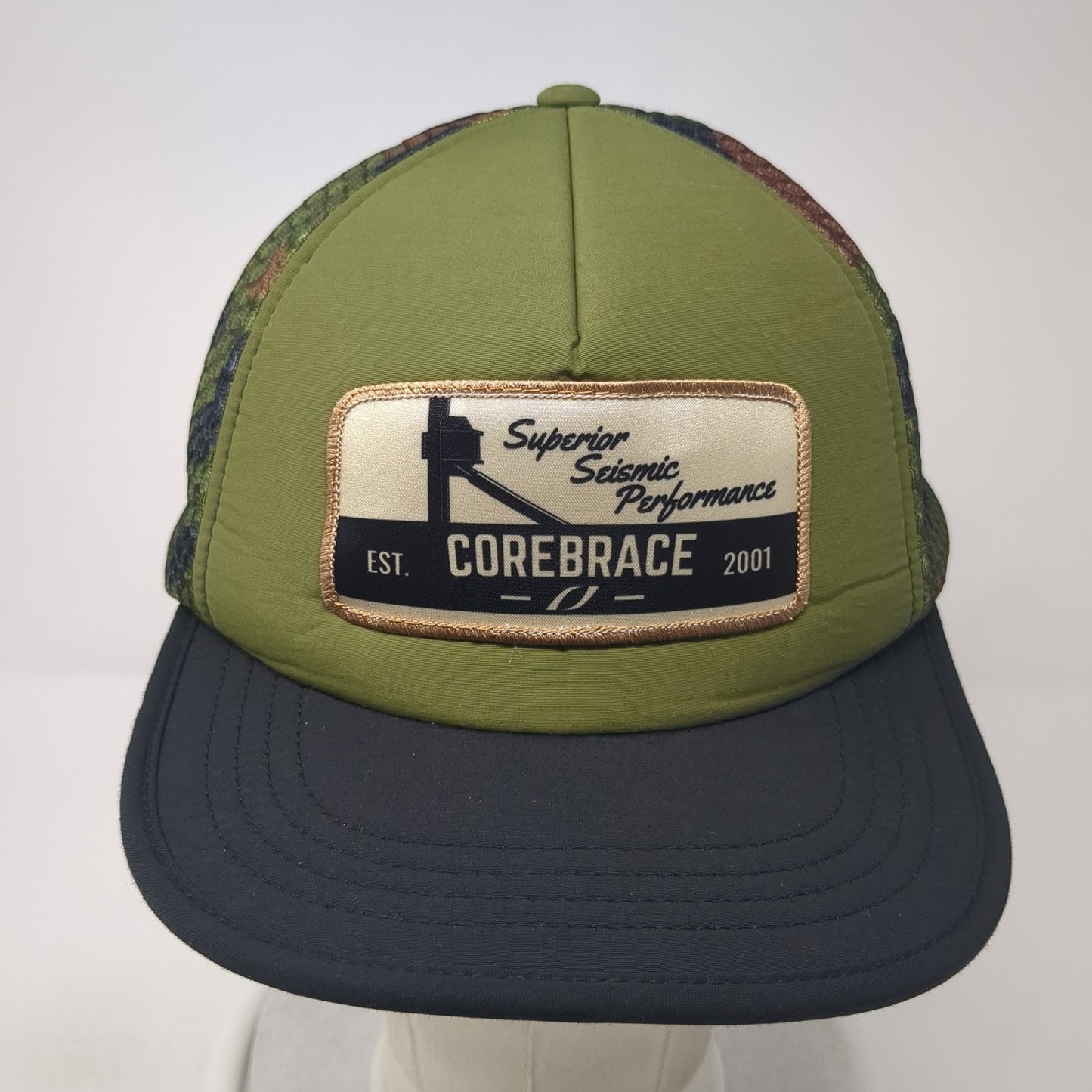 Superior Seismec Performance Corebrace Baseball Cap Multi OS Adjustable Camo