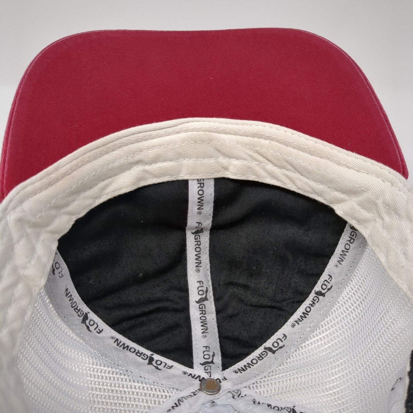 Flo Grown Snapback Trucker Hat Multi One Size Mesh Back Colorblock