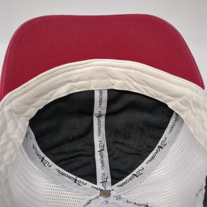 Flo Grown Snapback Trucker Hat Multi One Size Mesh Back Colorblock