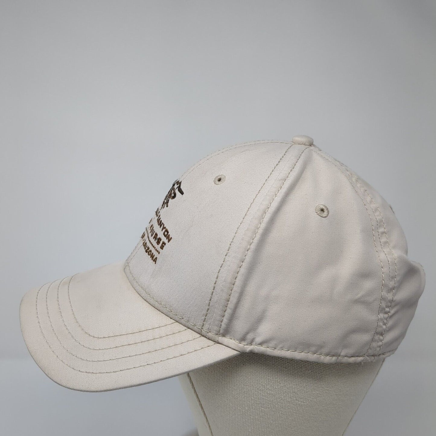 Emerald Canyon Golf Course Slideback Hat Tan One Size Adjustable Dpc