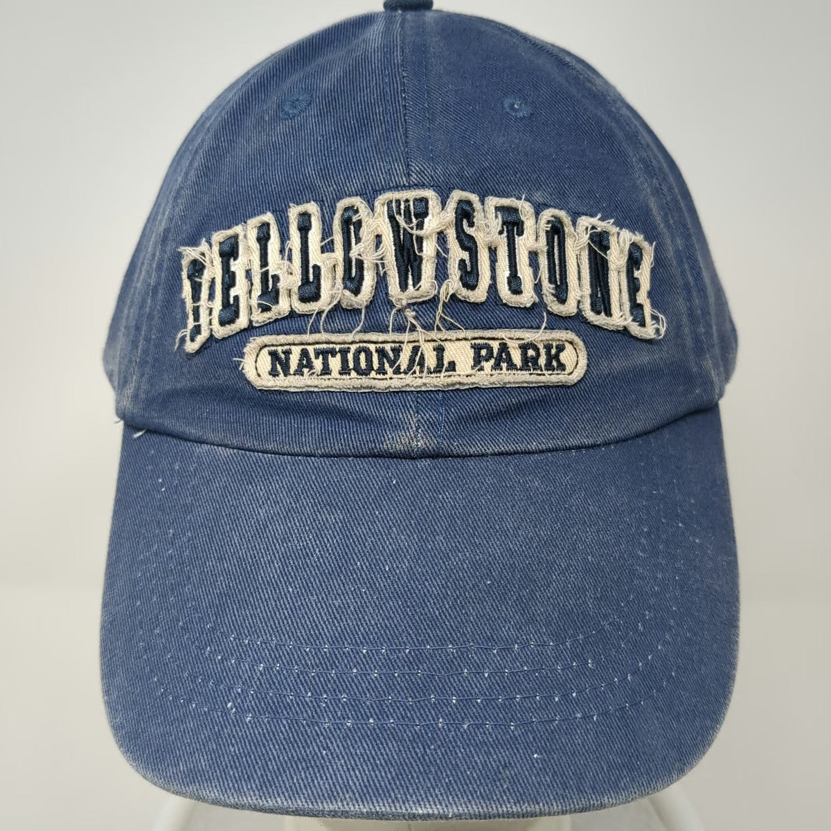 DK Caps Baseball Cap Blue One Size Yellowstone National Park Slideback Hat