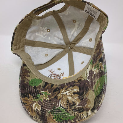 Bealls Outlet Baseball Cap Brown OSFM American Tradition Deer Camo Strapback Hat
