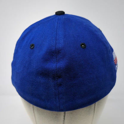 Beck Electric Actuators American Flag Blue Baseball Hat Size L Fitted Stretch