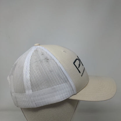 PFG Performance Fishing Gear Snapback Trucker Hat Tan OS Mesh Back Columbia
