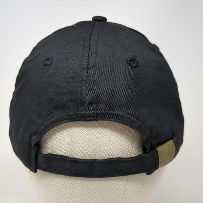 Hawaiian Headwear Kauai Baseball Cap Black One Size Sandwich Brim Adjustable Hat
