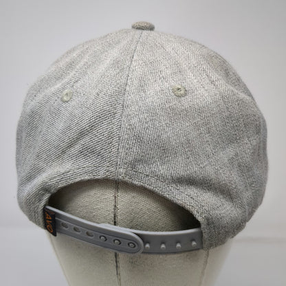 AVO Cigars Snapback Hat Gray OS Syncro Fogata Edition Green Underbrim Patch