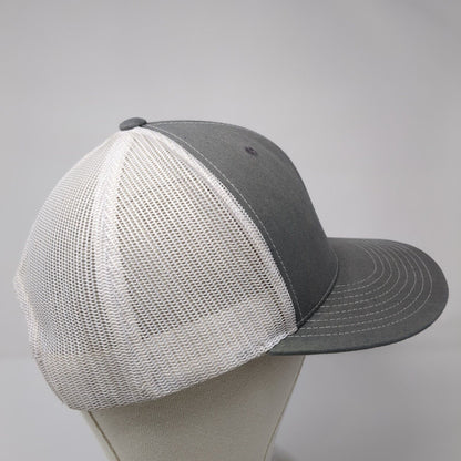 TSL Snapback Trucker Hat Gray OS Adjustable Mesh Back D Series Pacific Headwear