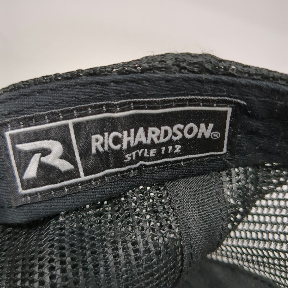Richardson Trucker Hat Red One Size Team Grizzly Motorsports Mesh Snapback
