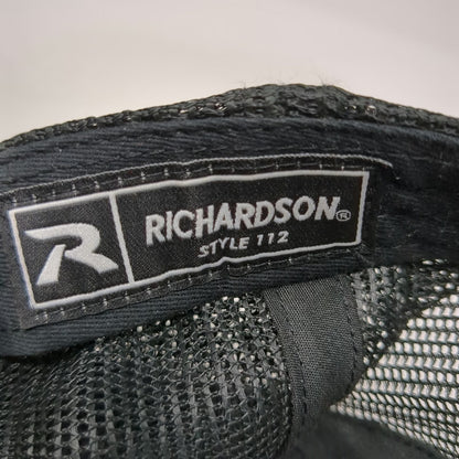 Richardson Trucker Hat Red One Size Team Grizzly Motorsports Mesh Snapback