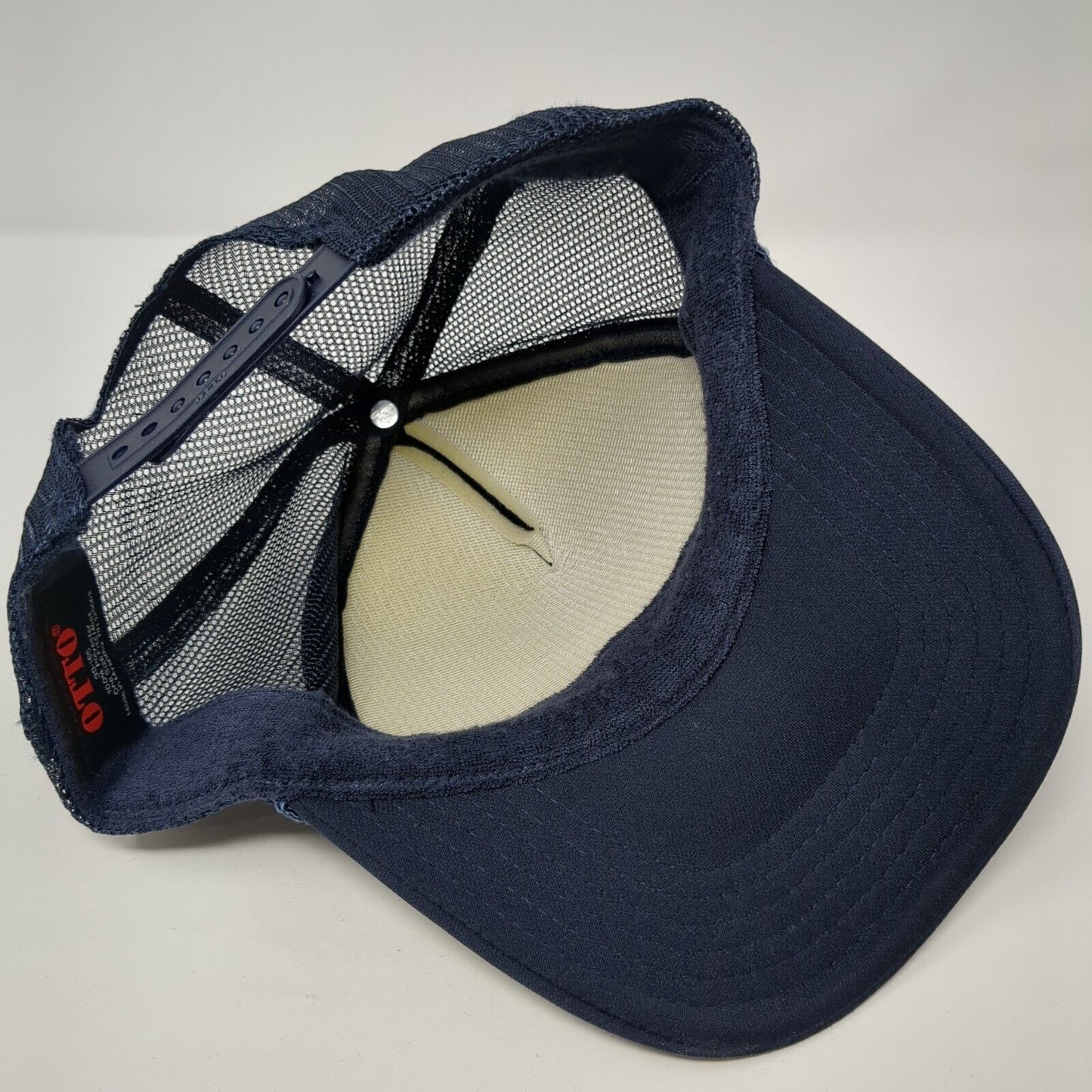 Alpha Xi Delta Snapback Mesh Back Rope Trucker Hat Blue One Size Otto
