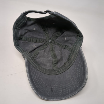 Unbranded Slideback Hat Gray One Size Adjustable Vented Holes 6 Panel Blank