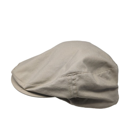 Young An Hat Company Newsboy Cap Beige One Size Adjustable Lightweight Blank