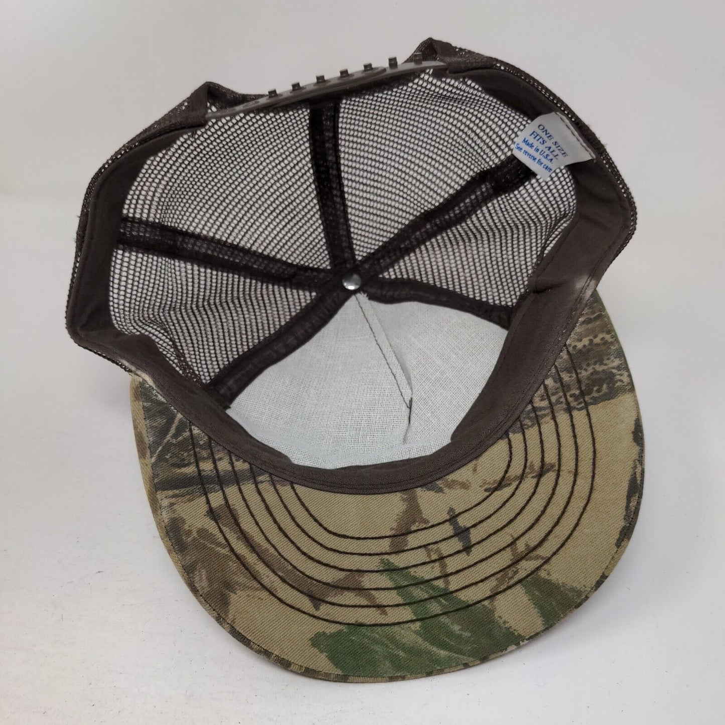 Quality Precast Strong On Service Mesh Back Trucker Hat Camo OSFA Breathable