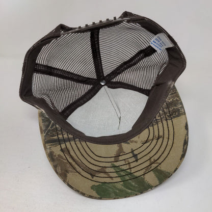 Quality Precast Strong On Service Mesh Back Trucker Hat Camo OSFA Breathable