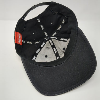YMCMB Snapback Hat Black OSFA Adjustable Embroidered Solid 6 Panel