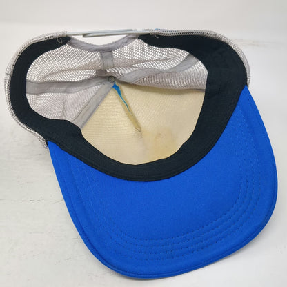 Lean Factory NW Trucker Hat Blue Gray Green One Size Mountain Graphic Snapback