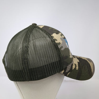 Otto Trucker Hat Green One Size Camo Cosmic Summit Mesh Snapback Baseball Cap