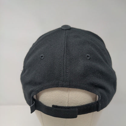 Campo & Poole Distributing Adult Strapback Hat Black One Size Pacific Headwear