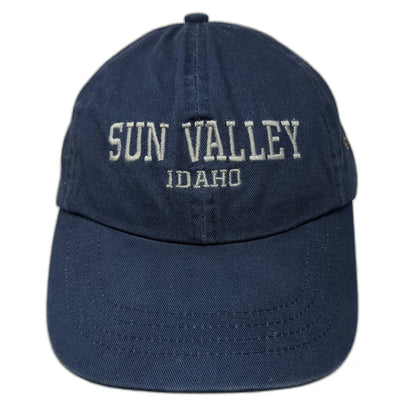 Sansegal Baseball Cap Blue One Size SUN VALLEY IDAHO Strapback Adjustable Hat