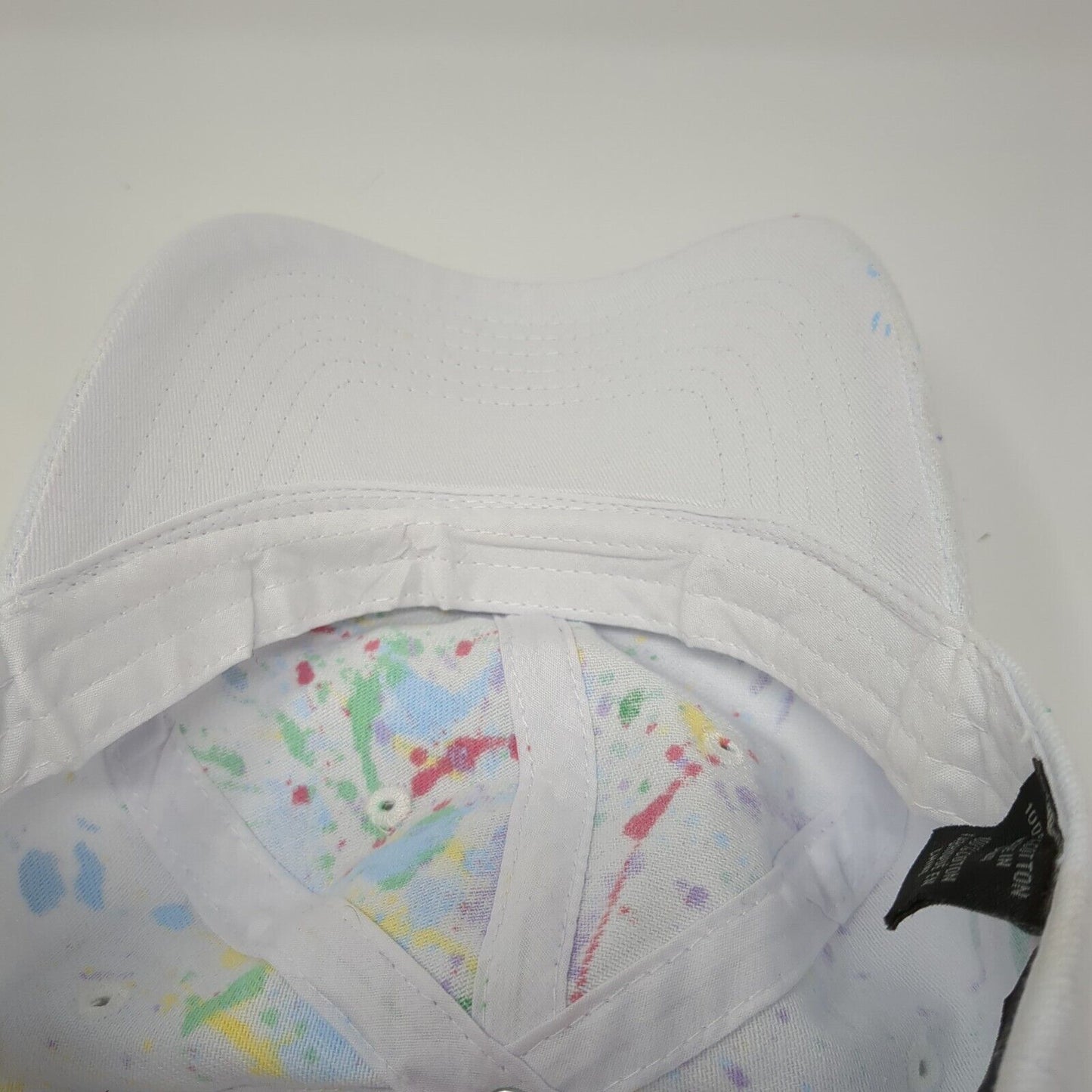 Sportsman Slideback Hat Multicolor OSFA Adjustable Paint Splatter