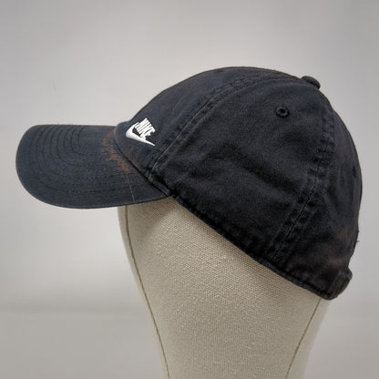 Nike Slideback Hat Black OSFM Adjustable Heritage86 Swoosh 6 Panel